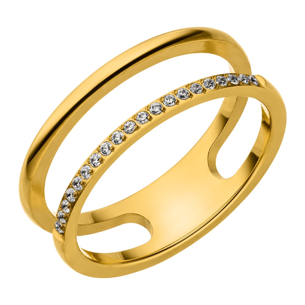 Glow Band Ring | 18K gold-plated