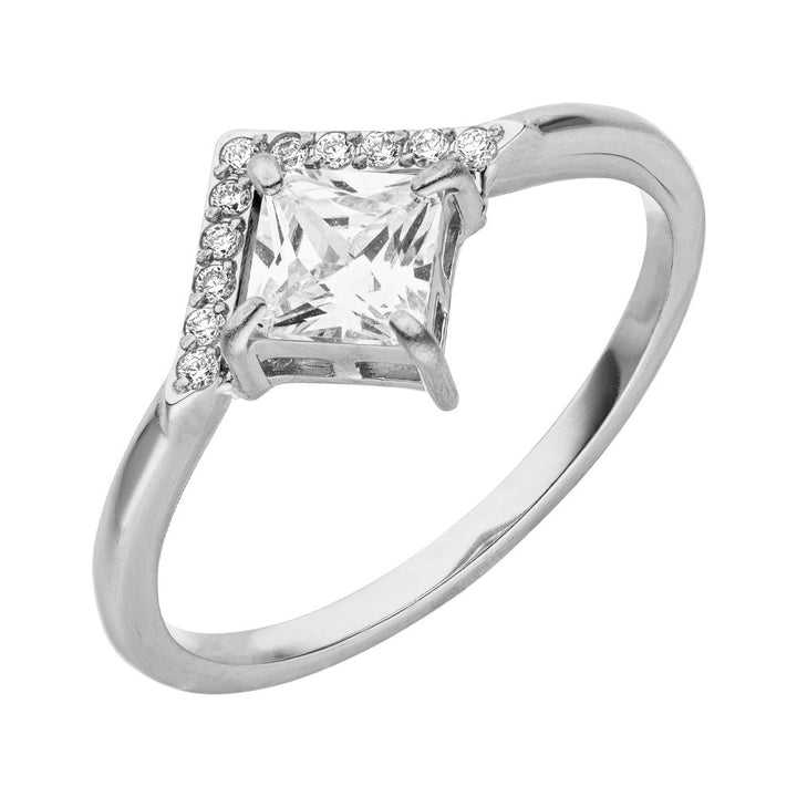 Chirurgenstahl Ring silberfarbig nickelfrei funkelnd