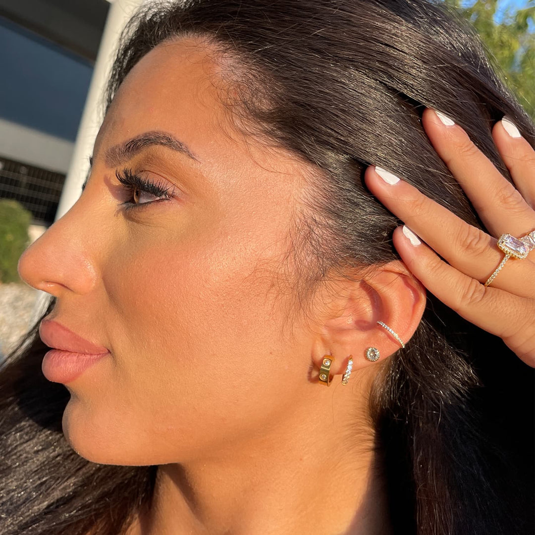 Titan Schmuck Piercings für Ohren wasserfest