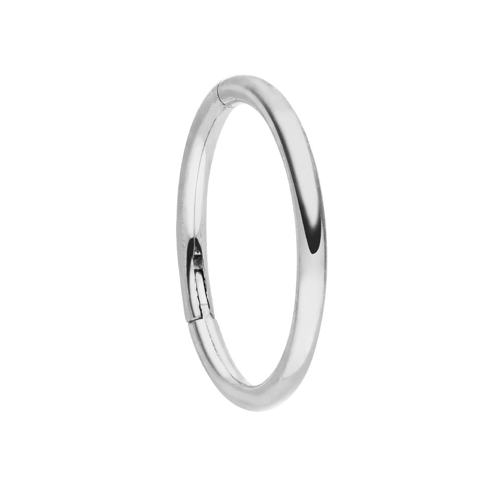 Clicker Nasenpiercing Segmentring 7mm Chirurgenstahl in Silber