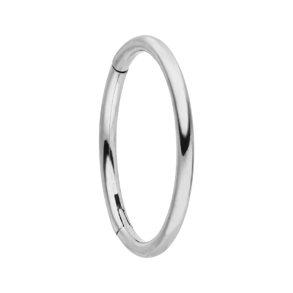 Clicker Nasenpiercing Segmentring 8mm wasserfest in Silber