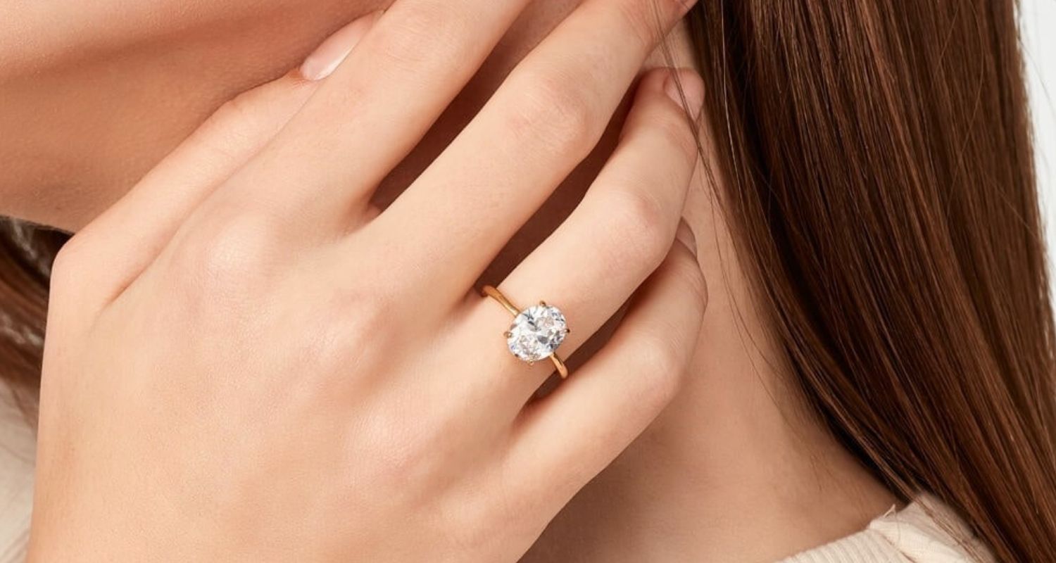 Verlobungsring Glitzer wasserfester Ring Frauen