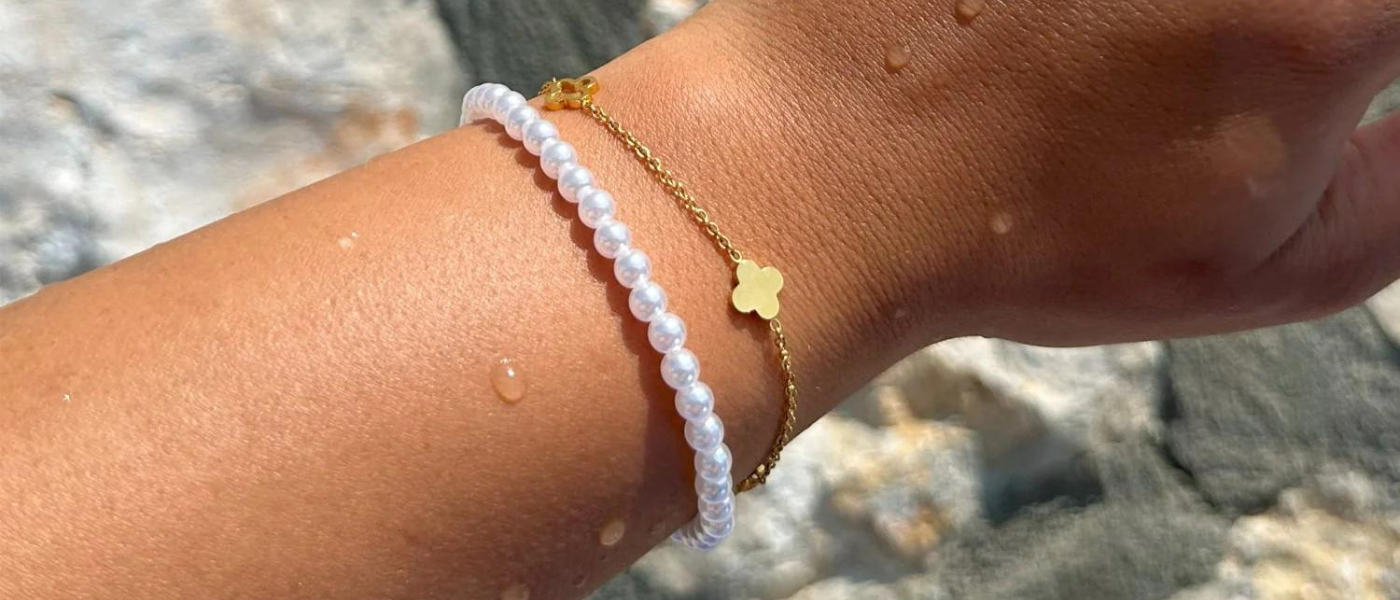 Mehrere Armbänder zusammen tragen