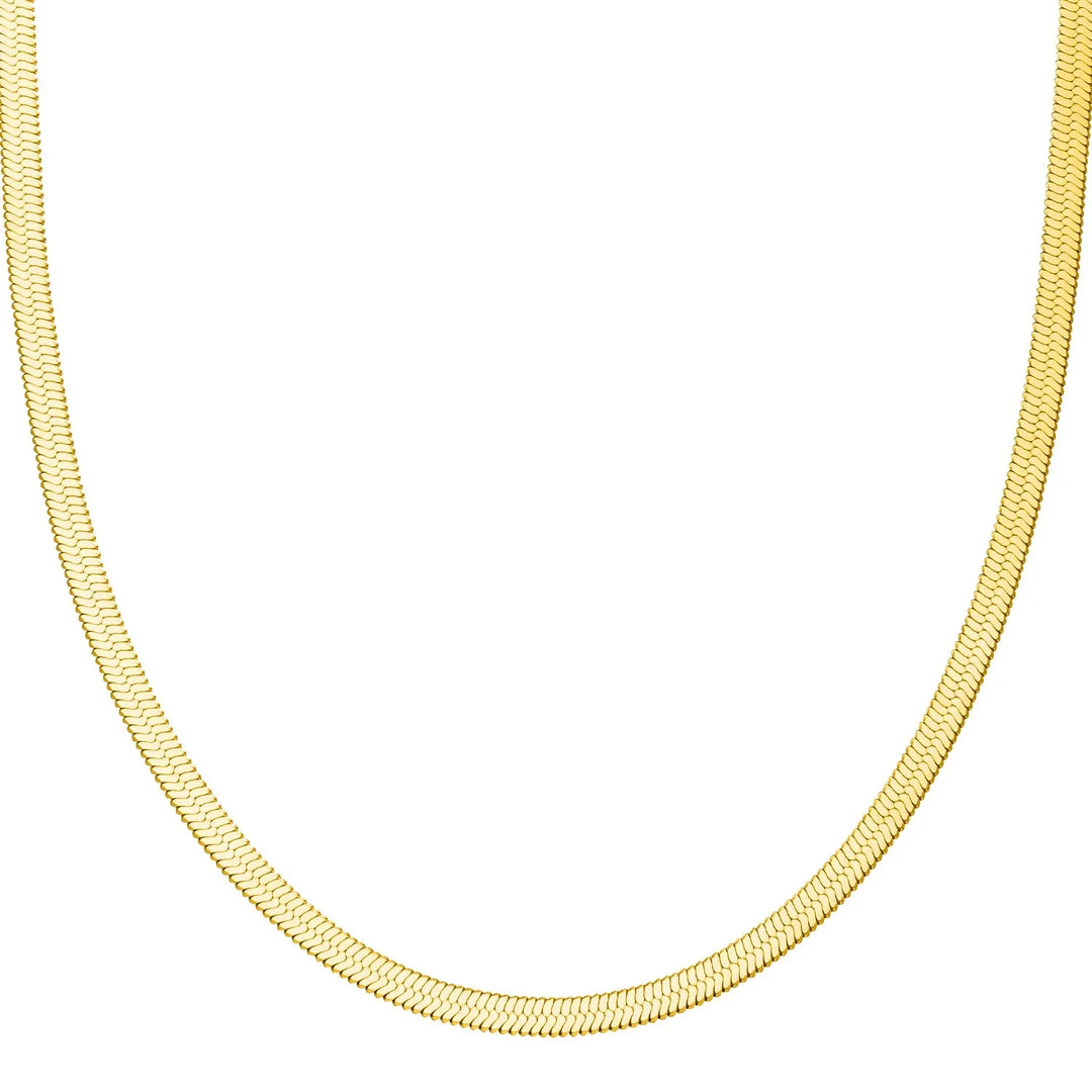 Snake Skin Kette | 18K vergoldet