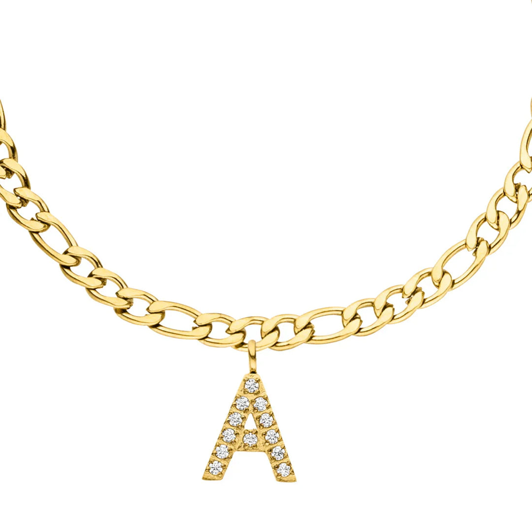 Letter Armband | 18K vergoldet