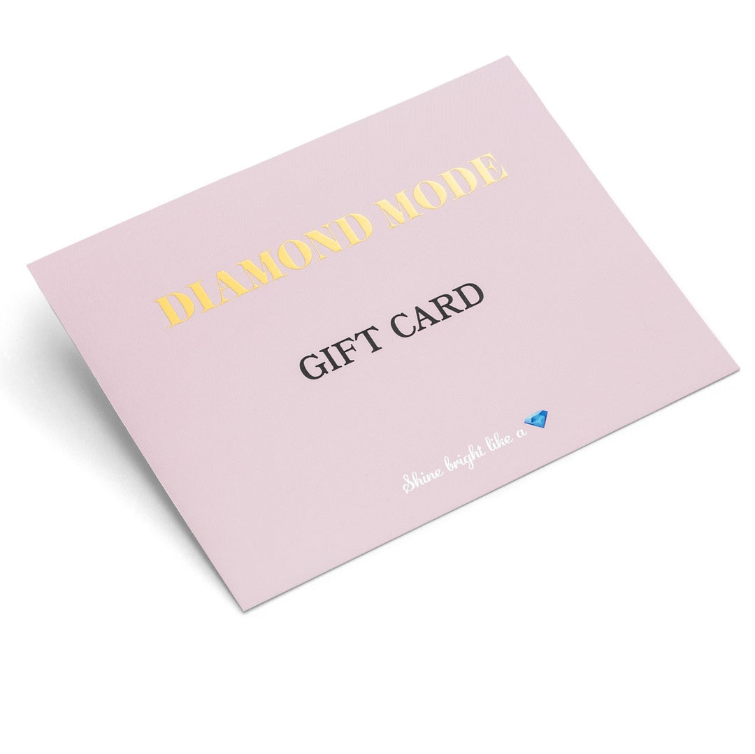 Geschenk Gutscheinkarte für Schmuck DIAMOND MODE