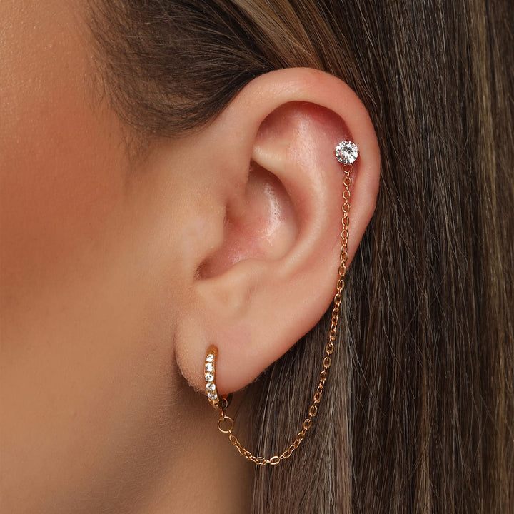 Crystal Ohrring Piercing | Titan
