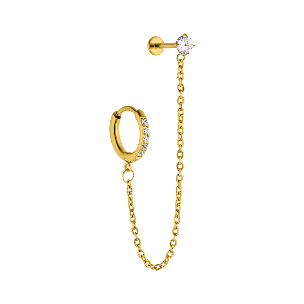 Crystal Ohrring Piercing | Titan