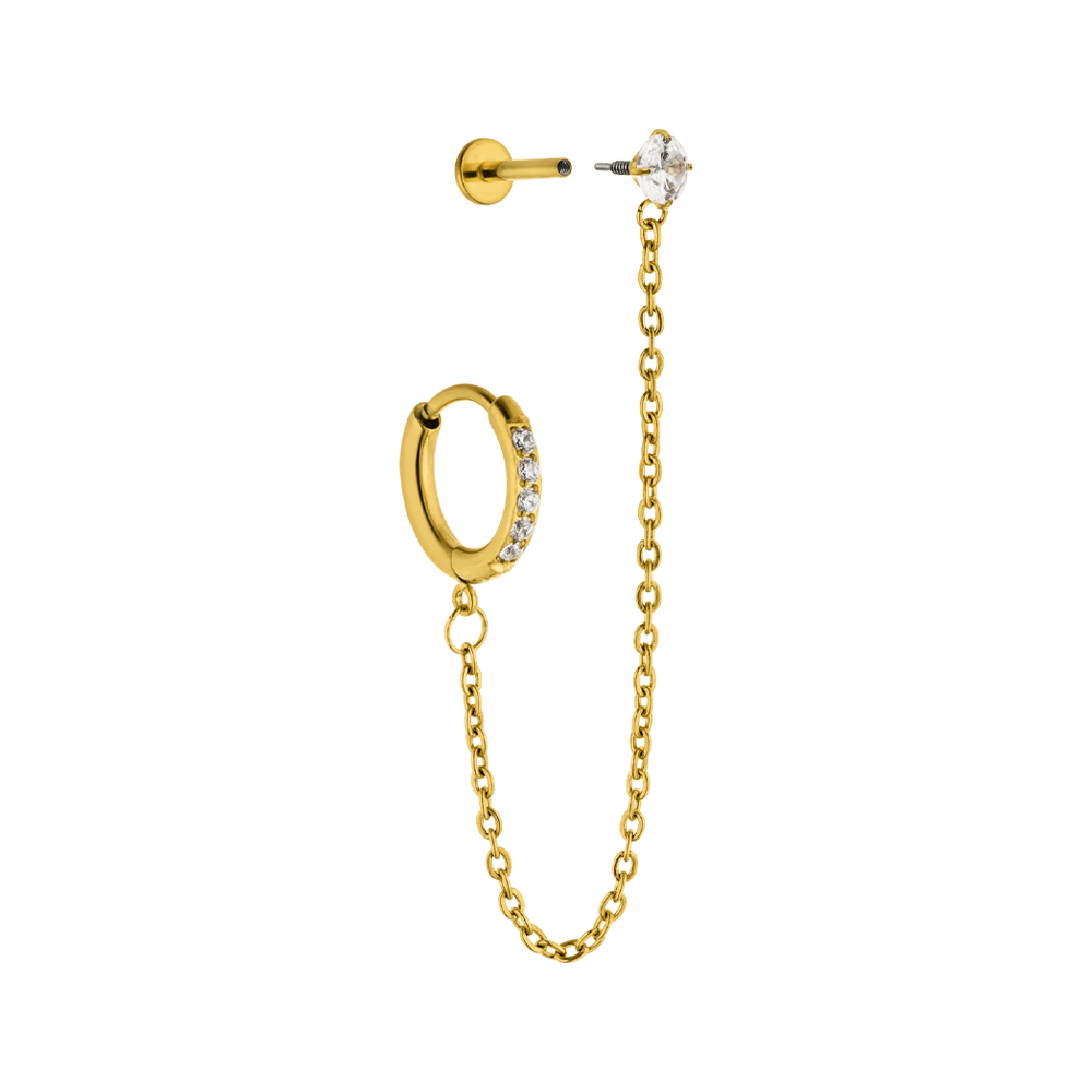 Crystal Ohrring Piercing | Titan
