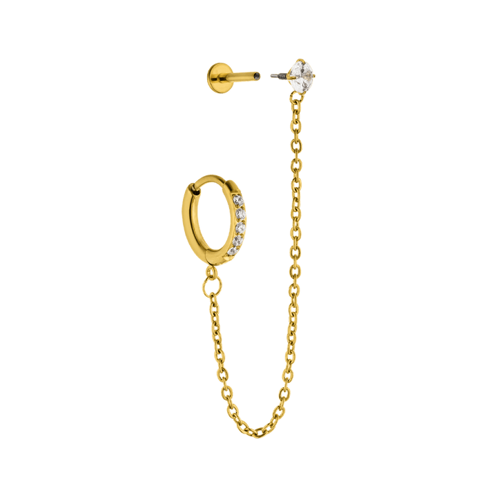 Crystal Ohrring Piercing | Titan