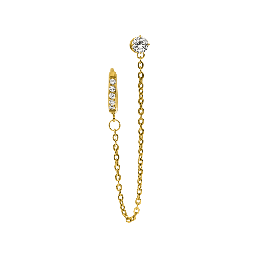 Crystal Ohrring Piercing | Titan