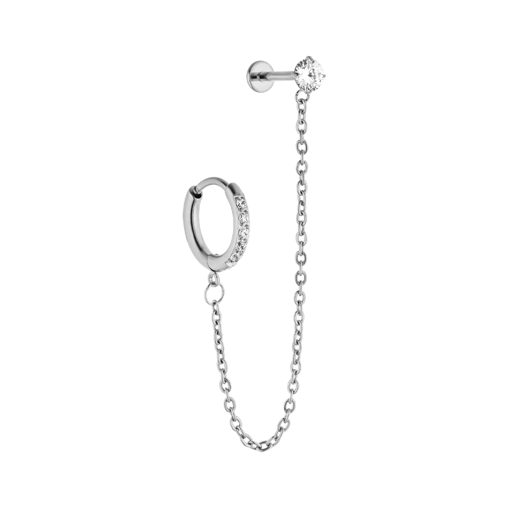 Crystal Ohrring Piercing | Titan