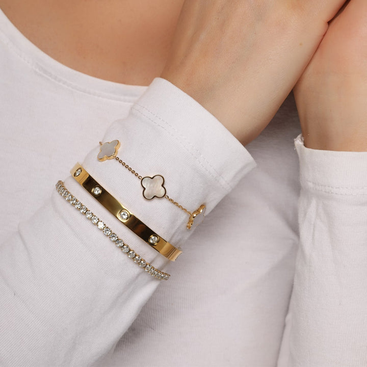 Deluxe Armband Set | 18K vergoldet