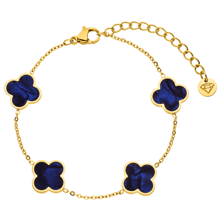 Dreamy Clover Armband | 18K vergoldet