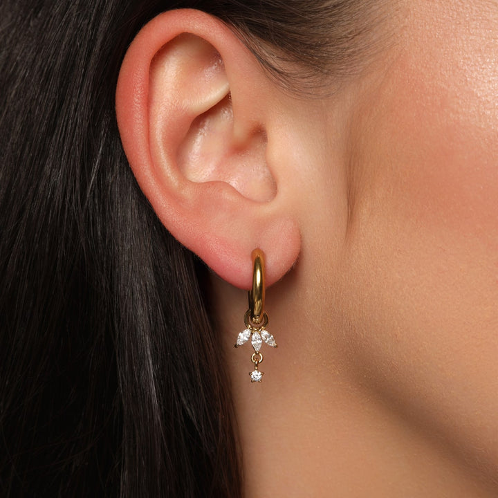 Lotus Glow Ohrringe | 18K vergoldet