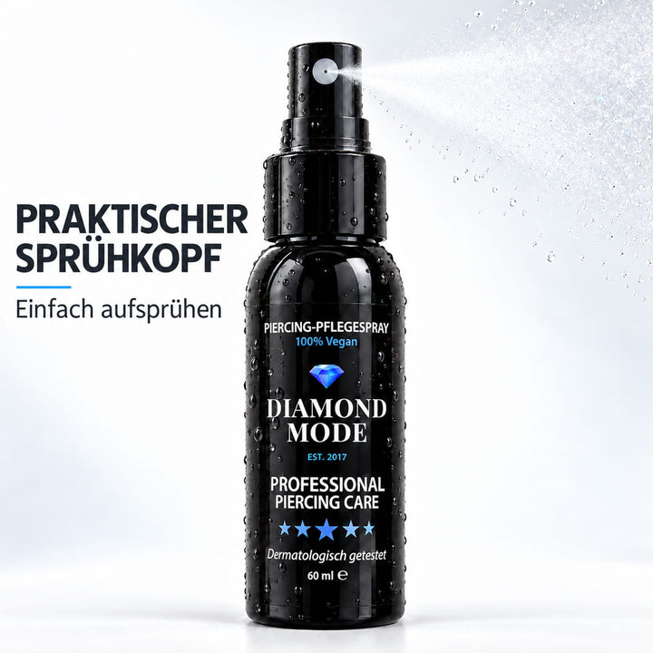 Piercing Pflege Spray gegen Entzündung Reinigung Kochsalzlösung