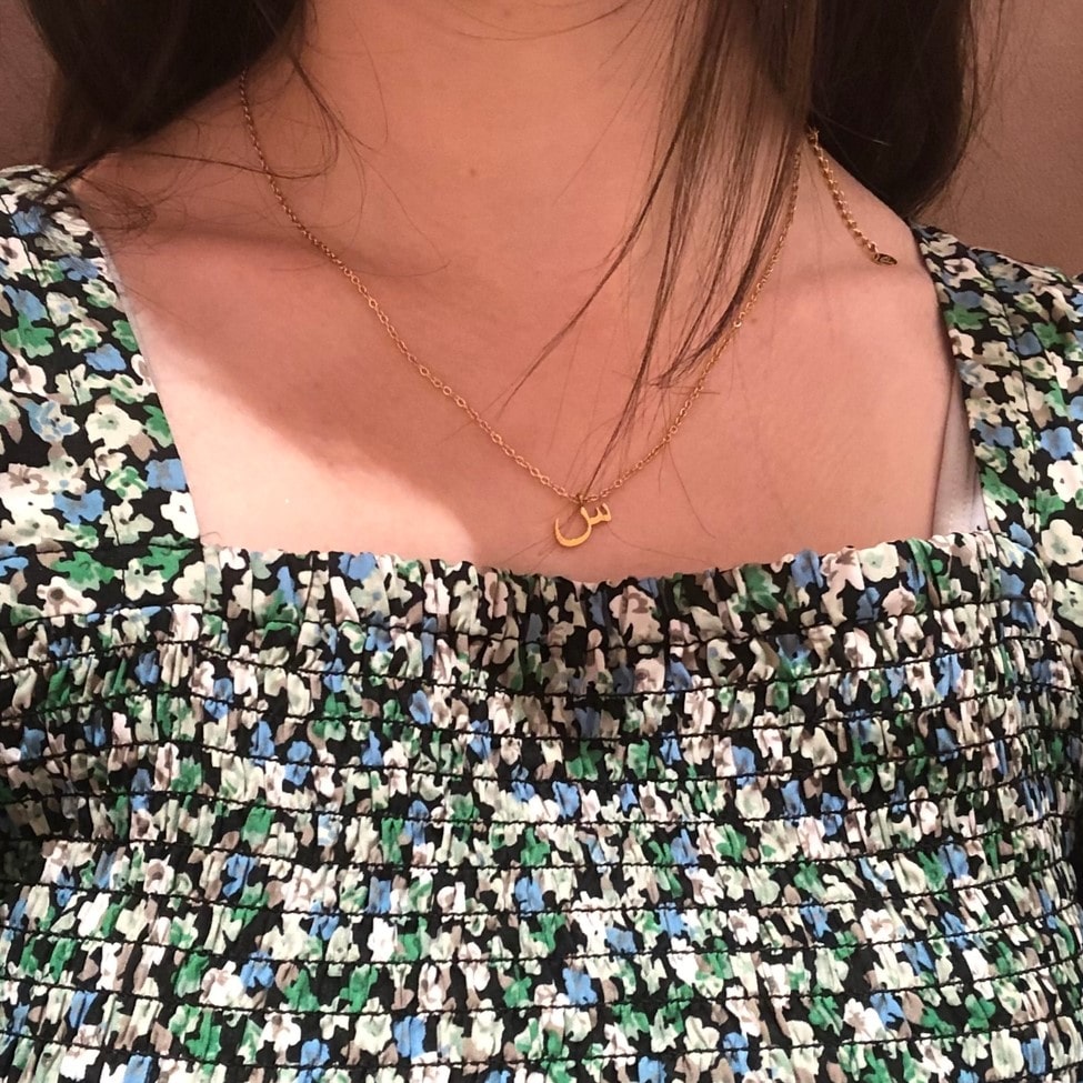 Collier en filigrane arabe | 18 carats en or - plaqués