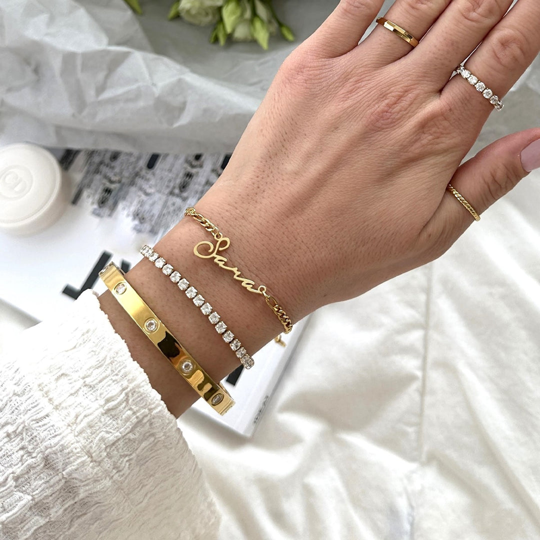 Armnreif Love Liebesarmband Gold