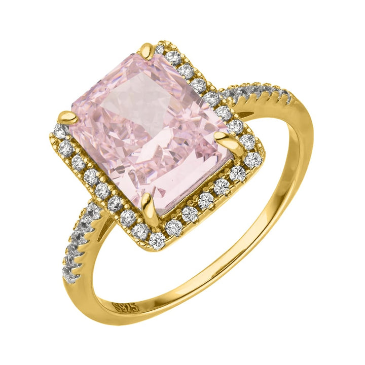 Big Pink Ring | 925 Sterling Silver
