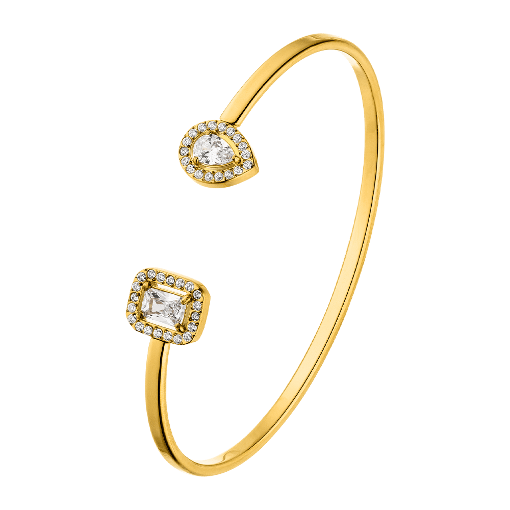 Luxusarmband vergoldet mit Zirkoniasteinen