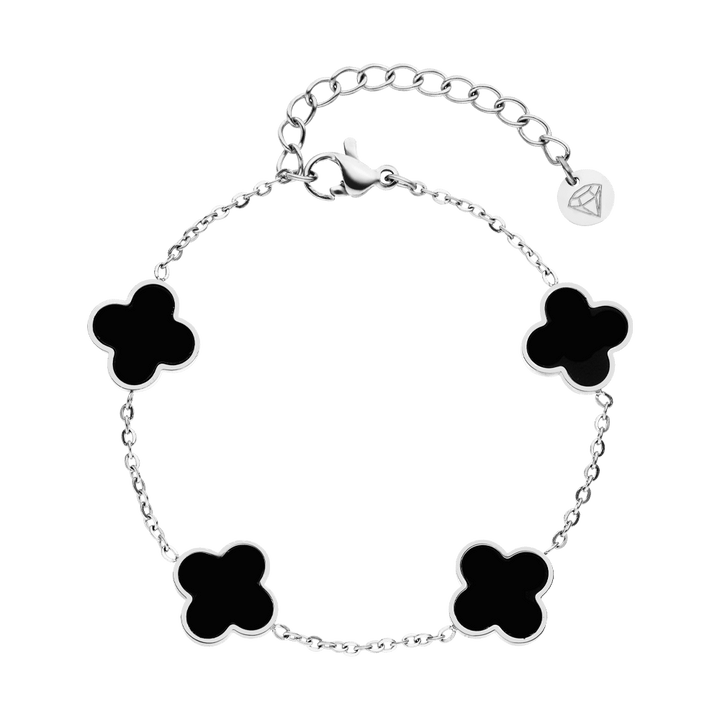 Black Clover Armband | 18K vergoldet
