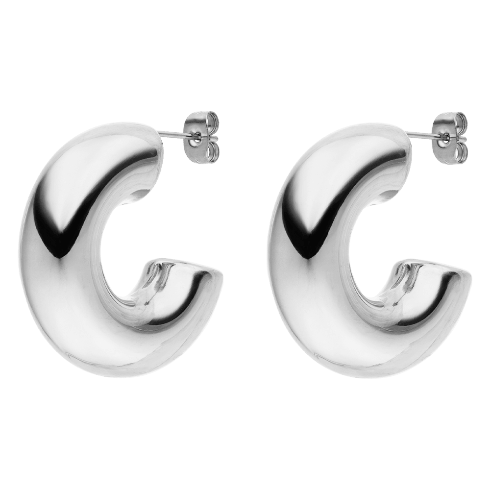 Bold Hoops Ohrringe | 18K vergoldet