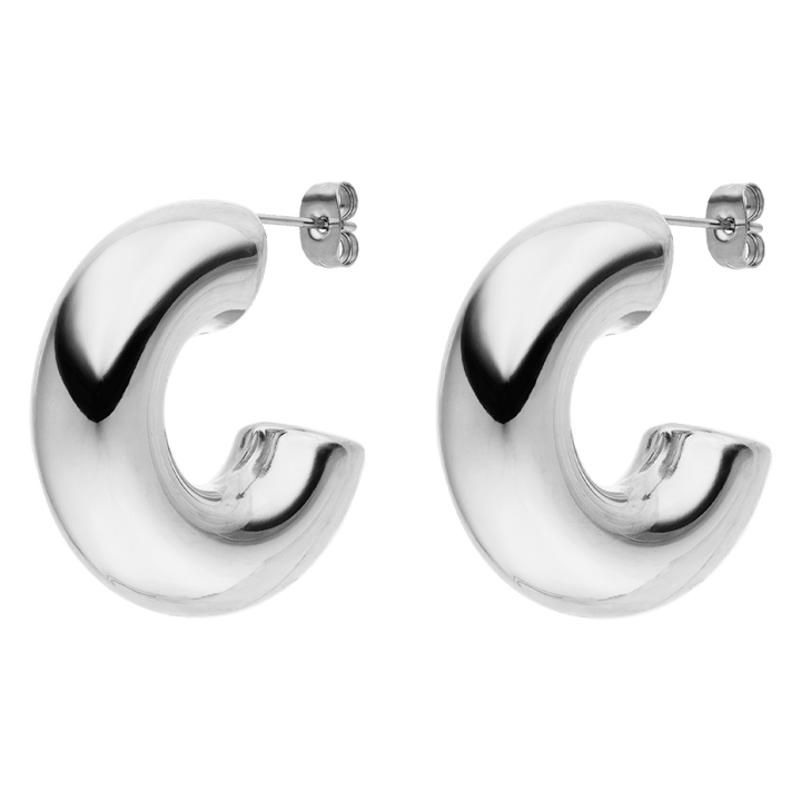 Bold Hoops Ohrringe | 18K vergoldet