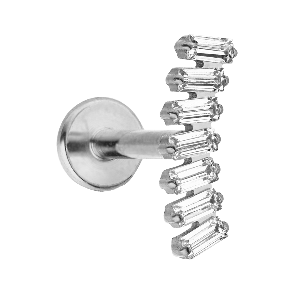 Bow Piercing 18K silber Chirurgenstahl hautfreundlich 