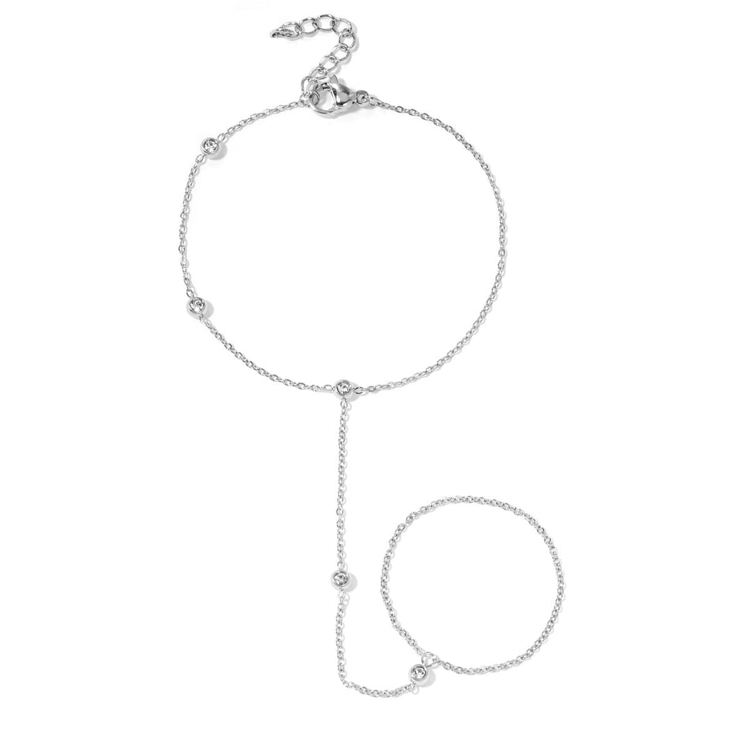 Brilliant Handkette | 14K vergoldet