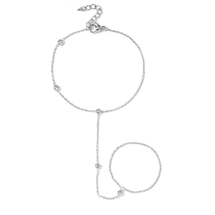Brilliant Handkette | 14K vergoldet
