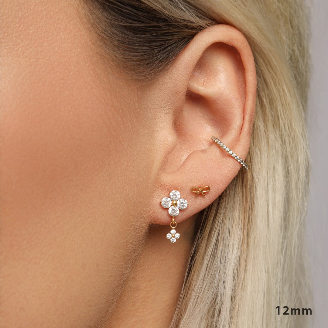 Conch Clicker gold 18K vergoldet Titan