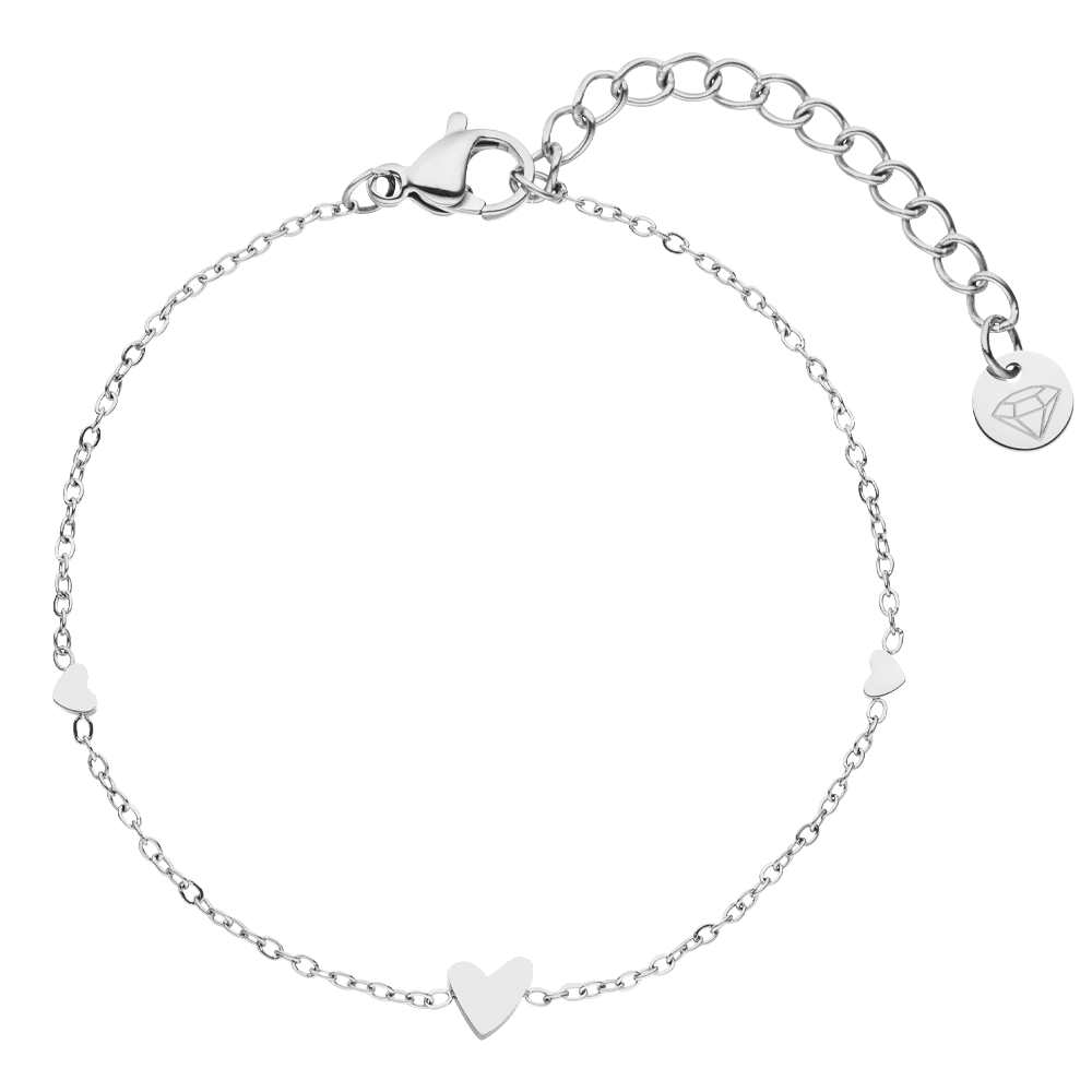 Wasserfestes Armband Silber Edelstahl dezent filigran