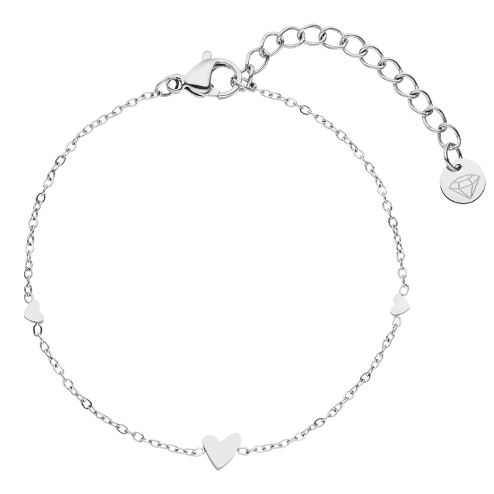 Wasserfestes Armband Silber Edelstahl dezent filigran