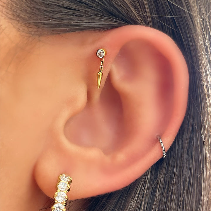 Dangling Spike Piercing | Titan