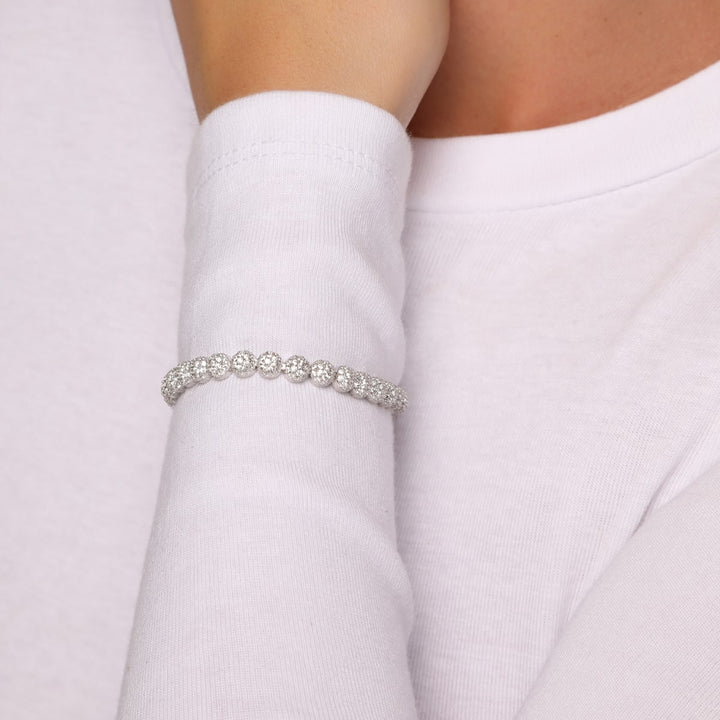 Diamond Glow Armband | 925 Echtsilber