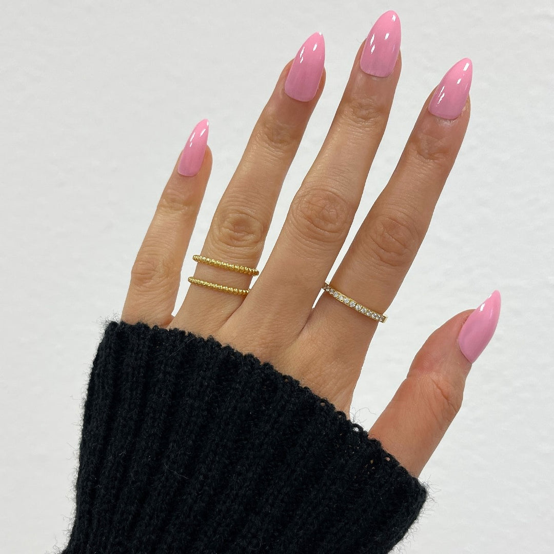 Wasserfester Ring vergoldet mit 18 Karat Gold