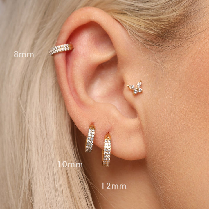 Piercing double conque | titane