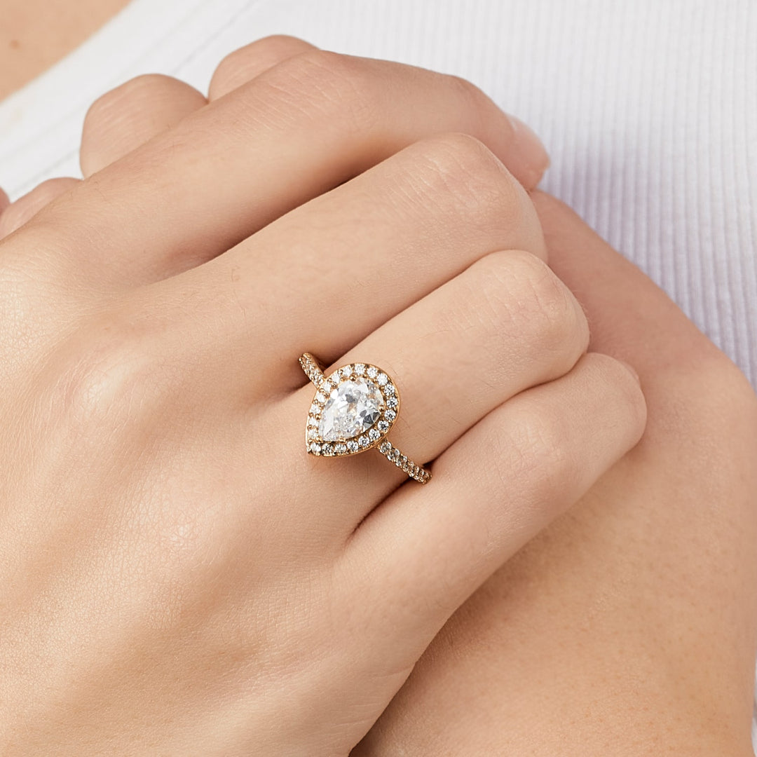 Drop Ring | 18K vergoldet