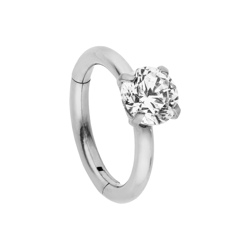 Helix Piercing Schmuck Ring Silber wasserfest Segmentclicker