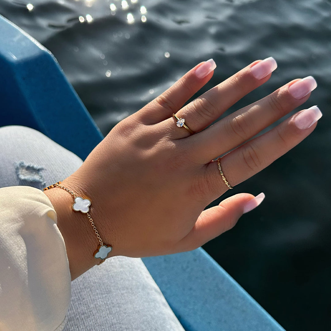 Wasserfester Schmuck 18K vergoldet Damen