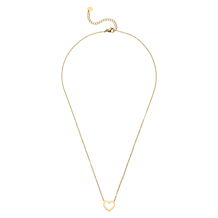 Fine Heart Halskette | 18K vergoldet