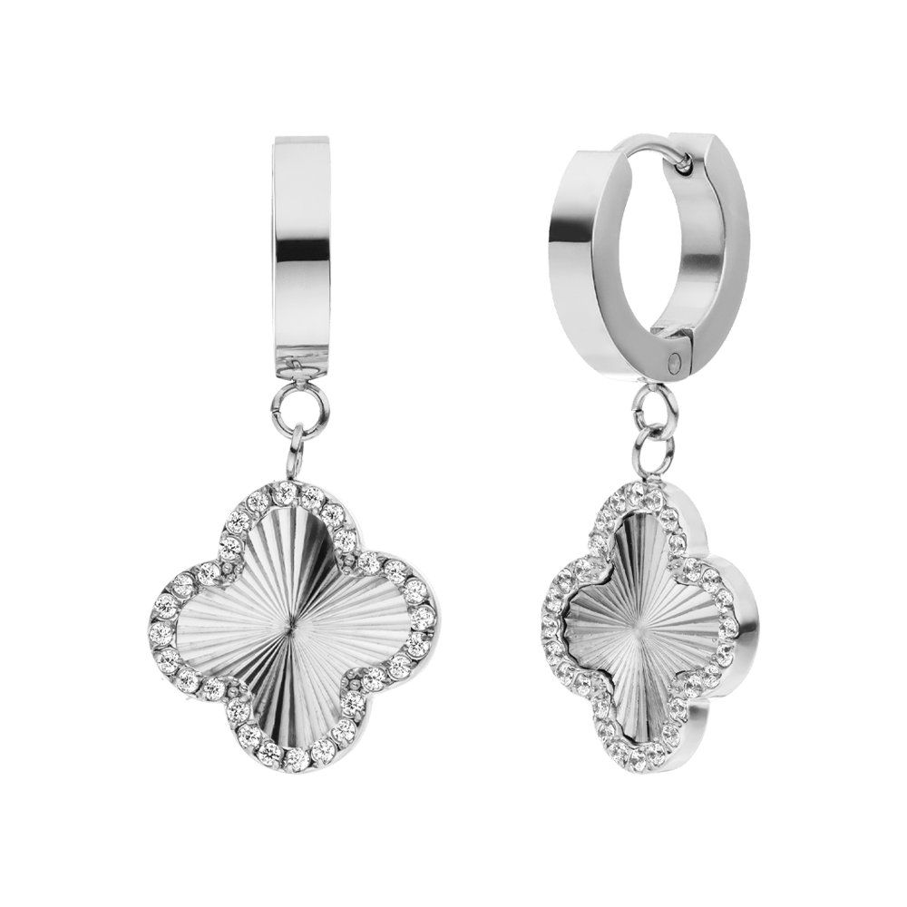 Glamour Clover Ohrringe | 18K vergoldet