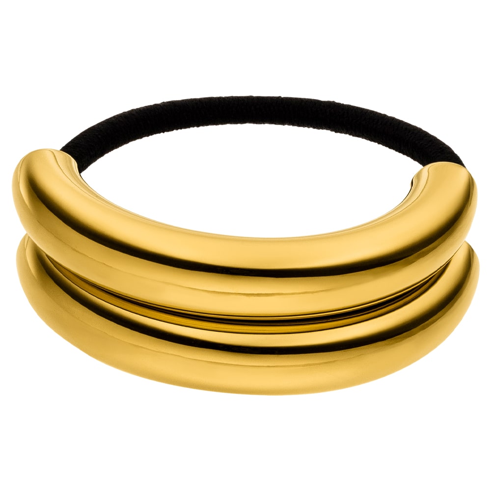 Haargummi mit Schmuck | 18K vergoldet