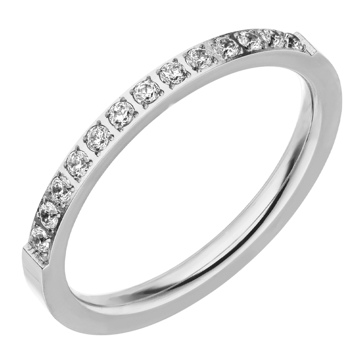 Half Shine Ring | 18K vergoldet