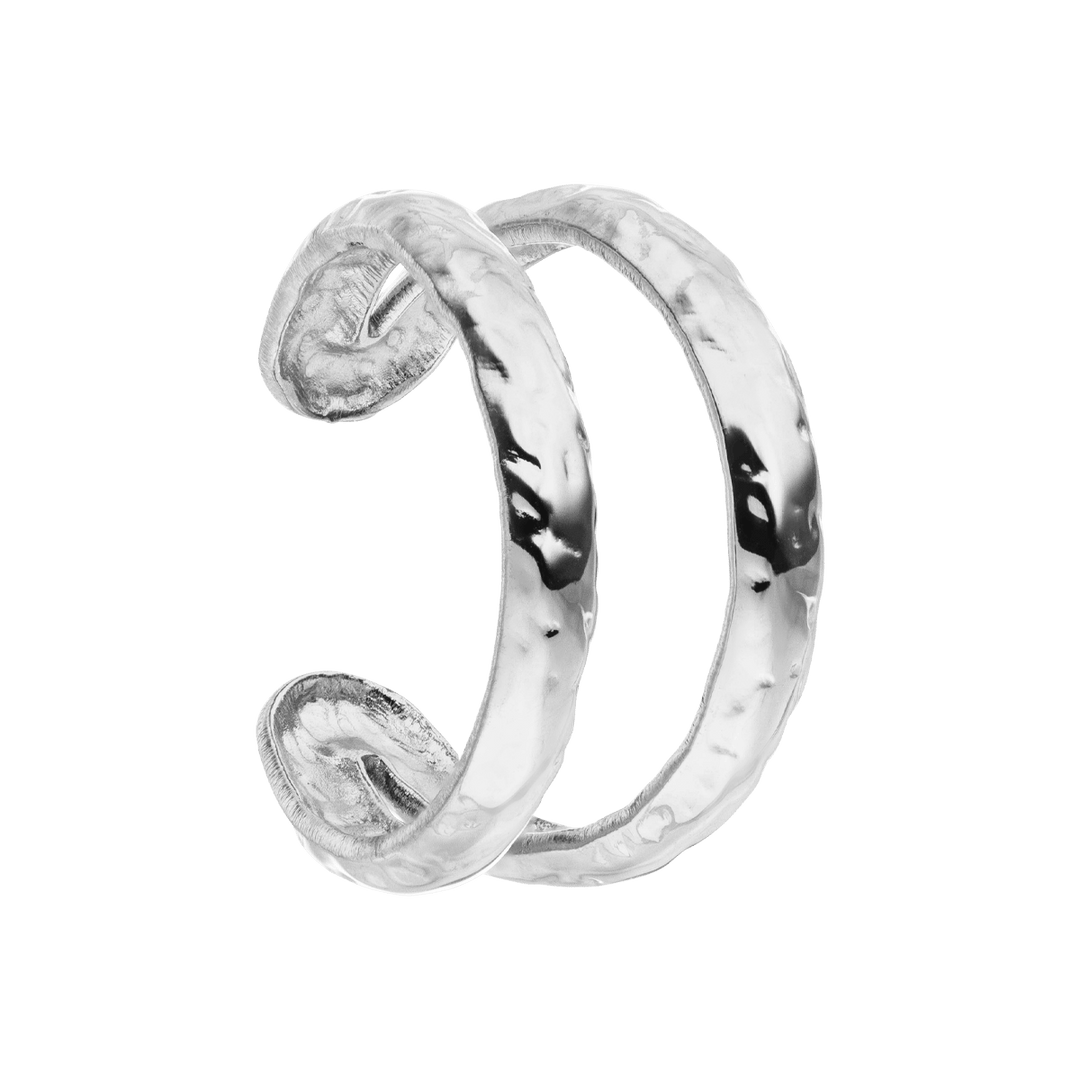 Hammered Ear Cuff | 18K vergoldet