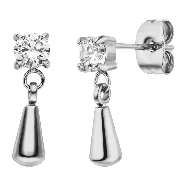 Ohrstecker Piercing hängend besonders Steinchen wasserfest