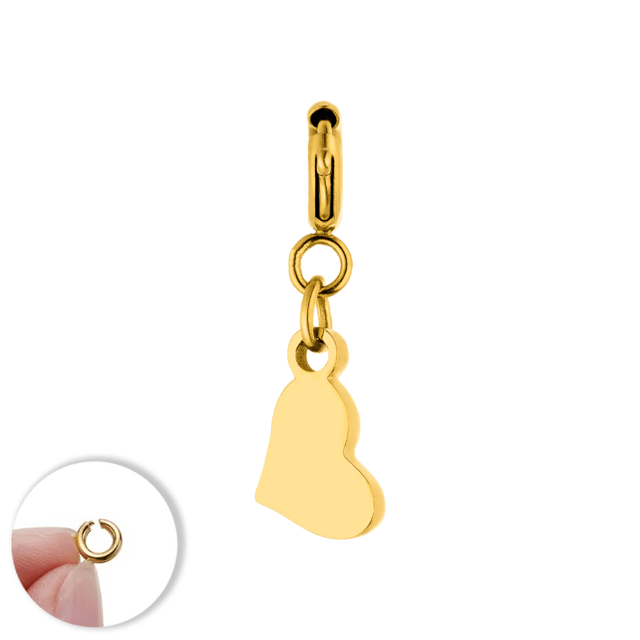 Herz Charm Anhänger für Ketten Armbänder