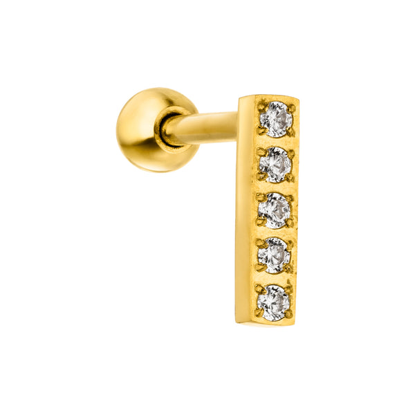 Piercing Ohrstecker Aus Chirurgenstahl – Spinnen-Design, 1,2 Mm Stärke, 6 Mm Länge, Mit Schraubkugel