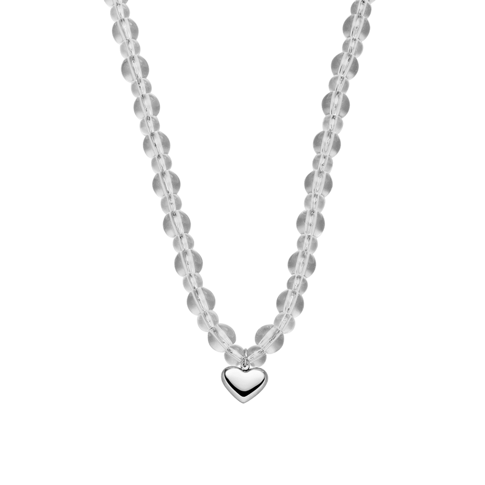 Ice Heart Halskette | 18K vergoldet