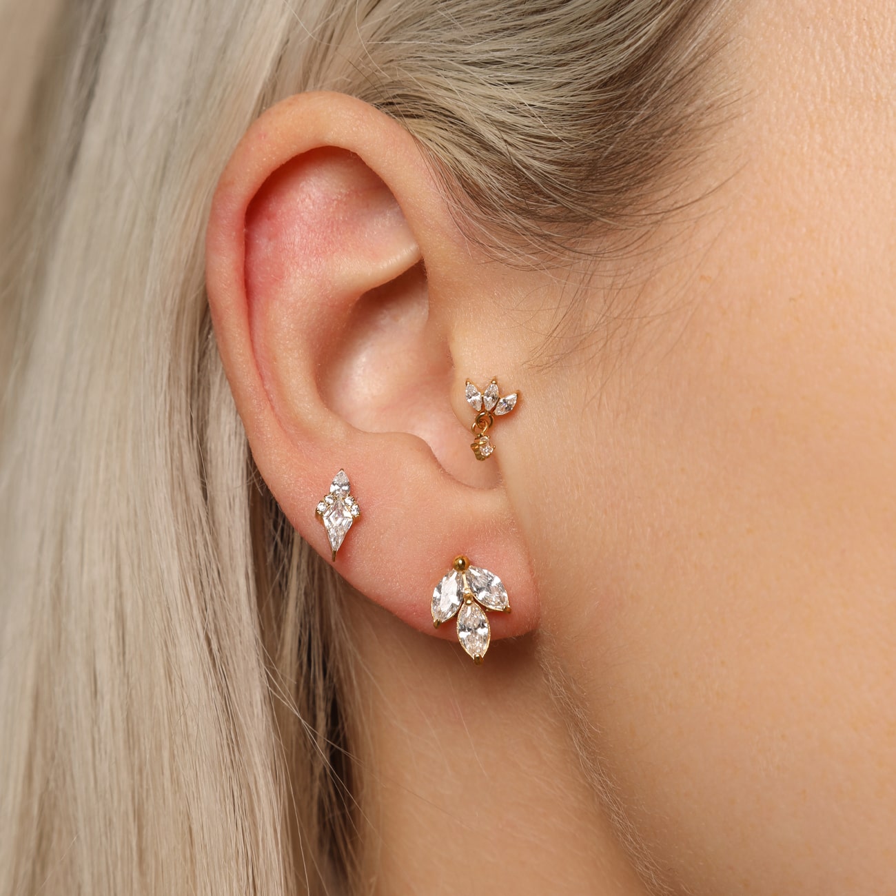 Elegant stud earrings discount